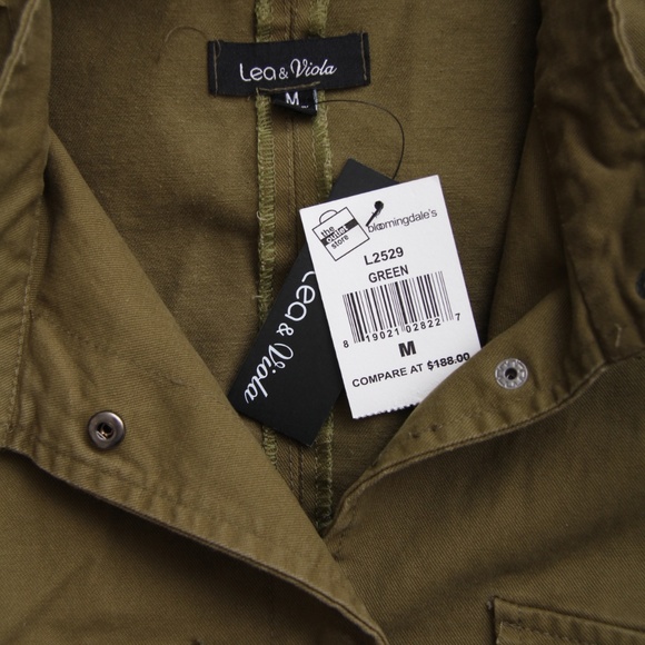 Lea & Viola Pearl Detail Camo Jacket - Picture 6 of 7